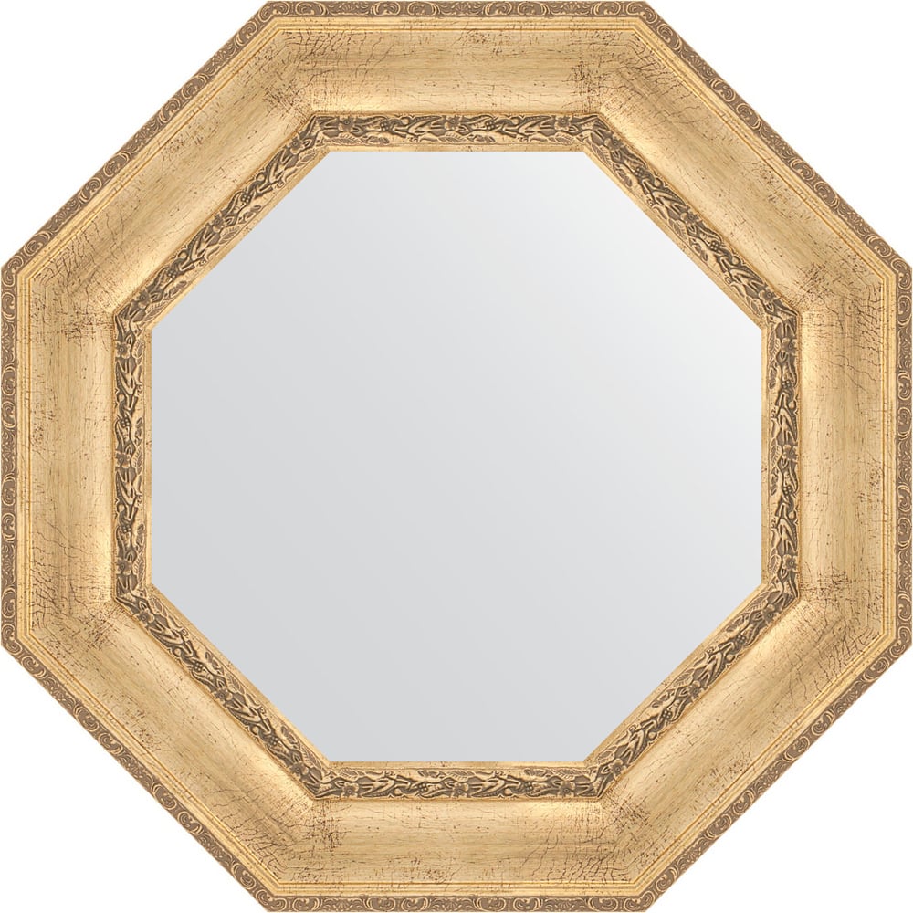 Изображение товара Зеркало в багетной раме EVOFORM состаренное серебро 73x73 см OCTAGON