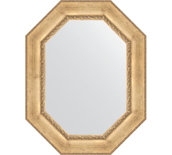 Изображение товара Зеркало в багетной раме EVOFORM состаренное серебро, с орнаментом 120 мм, 72x92 см BY 7263