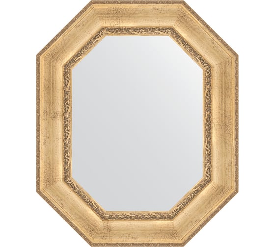 Изображение товара Зеркало в багетной раме EVOFORM состаренное серебро, с орнаментом 120 мм, 67x82 см BY 7262