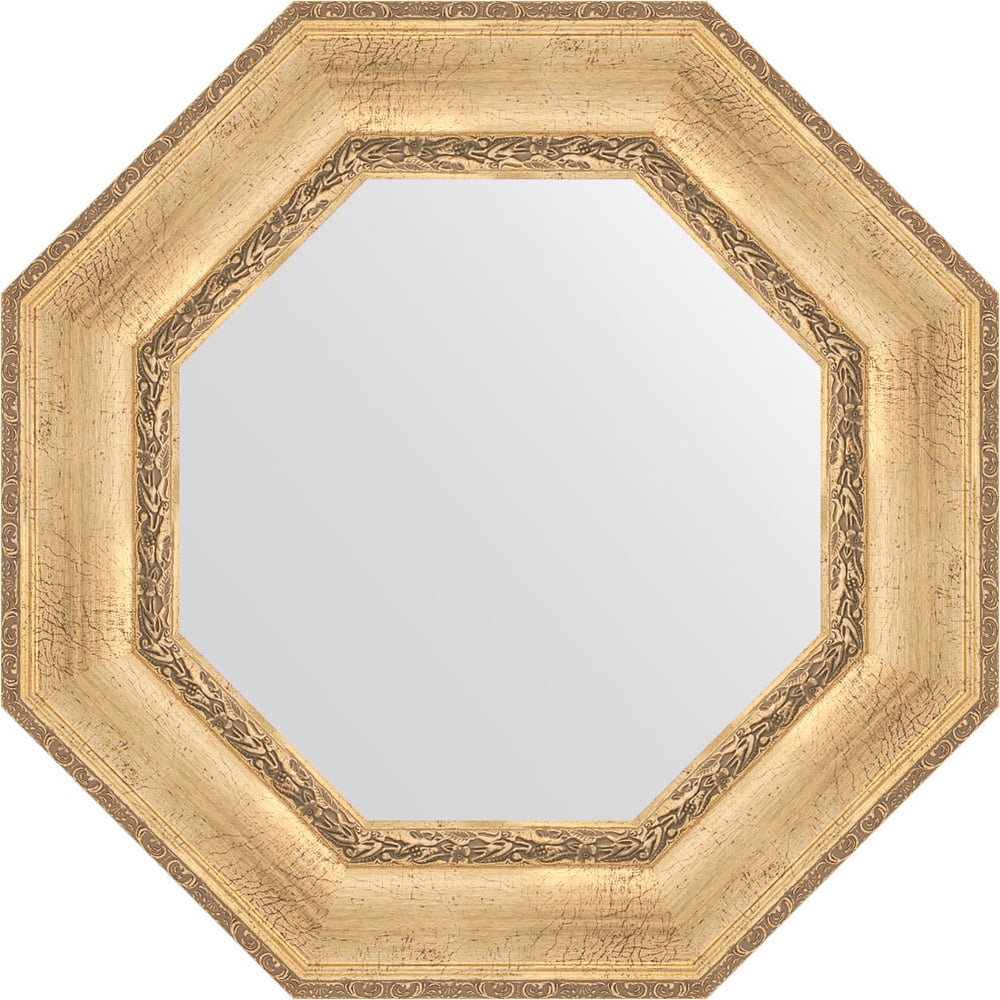 Изображение товара Зеркало в багетной раме EVOFORM состаренное серебро 67x67 см BY 7390