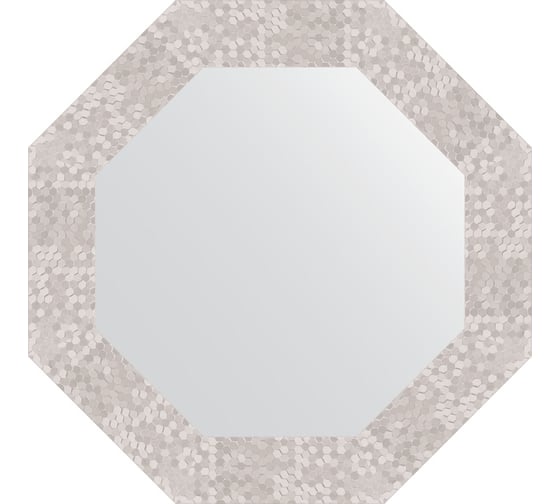 Изображение товара Зеркало в багетной раме EVOFORM соты алюминий 70 мм, 53x53 см BY 3745