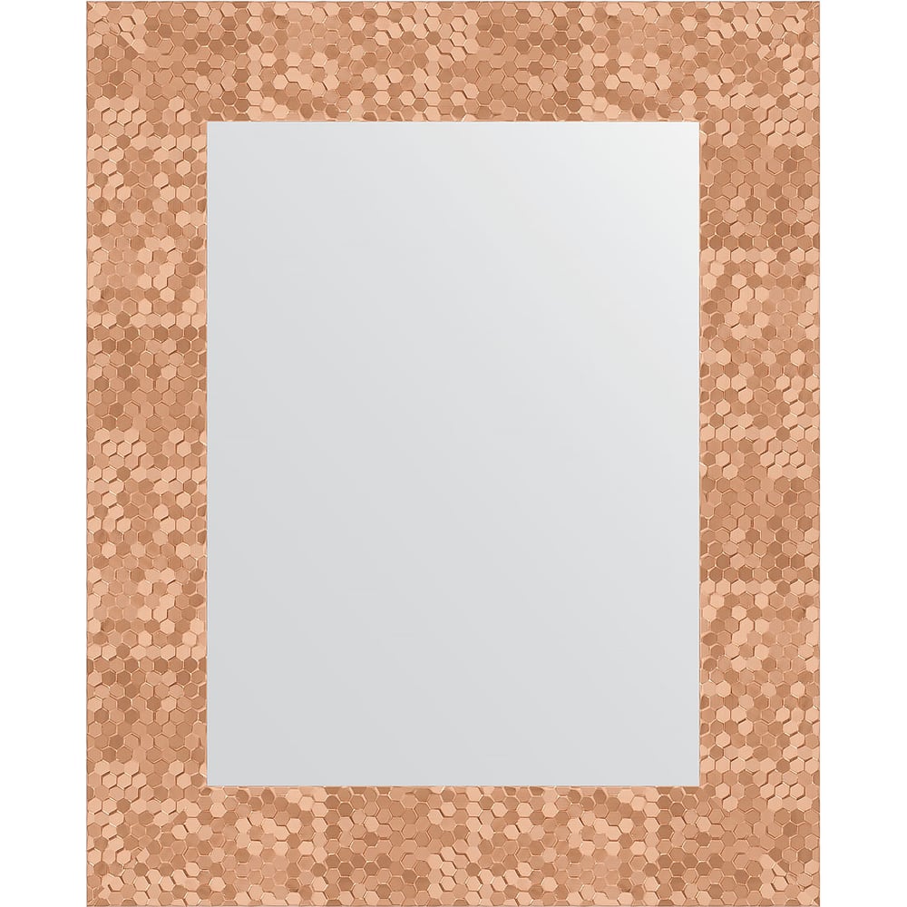 Изображение товара Зеркало в багетной раме EVOFORM соты медь 70 мм 43x53 см BY 3018