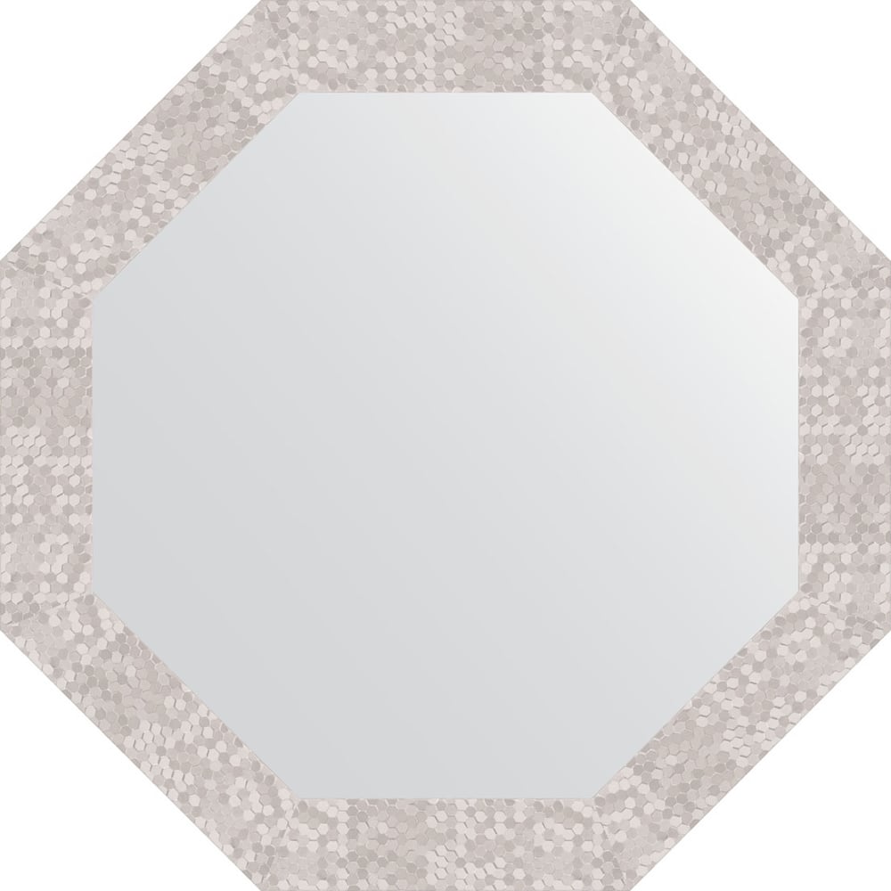 Изображение товара Зеркало в багетной раме EVOFORM соты алюминий 67x67 см с креплением