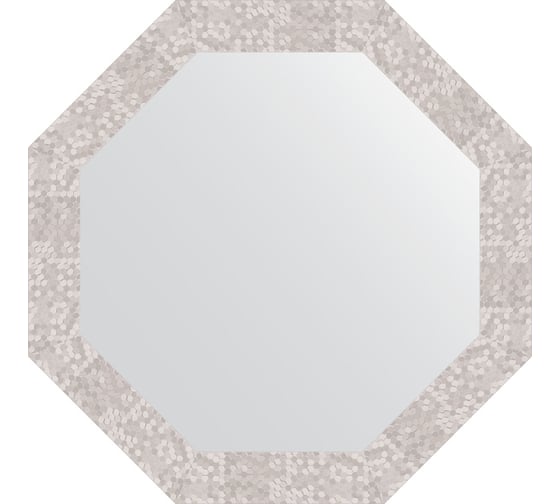 Изображение товара Зеркало в багетной раме EVOFORM соты алюминий 70 мм, 67x67 см BY 7309