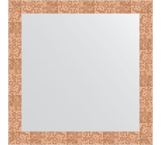 Изображение товара Зеркало в багетной раме EVOFORM соты медь 70 мм, 76x76 см BY 3242