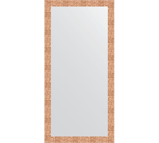 Изображение товара Зеркало в багетной раме EVOFORM соты медь 70 мм, 76x156 см BY 3338