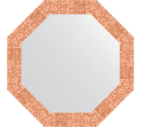 Изображение товара Зеркало в багетной раме EVOFORM соты медь 70 мм, 63x63 см BY 3743