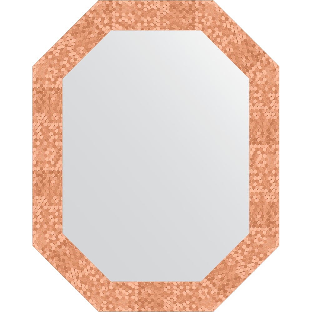 Изображение товара Зеркало в багетной раме EVOFORM соты медь 70 мм 57x72 см BY 7094