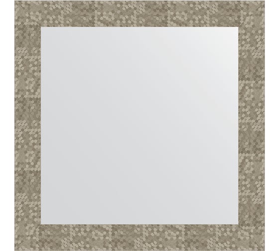 Изображение товара Зеркало в багетной раме EVOFORM соты титан 70 мм, 66x66 см BY 3148