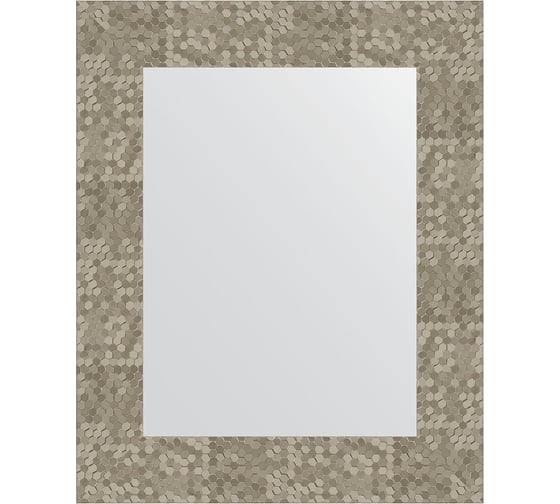 Изображение товара Зеркало в багетной раме EVOFORM соты титан 70 мм, 43x53 см BY 3020