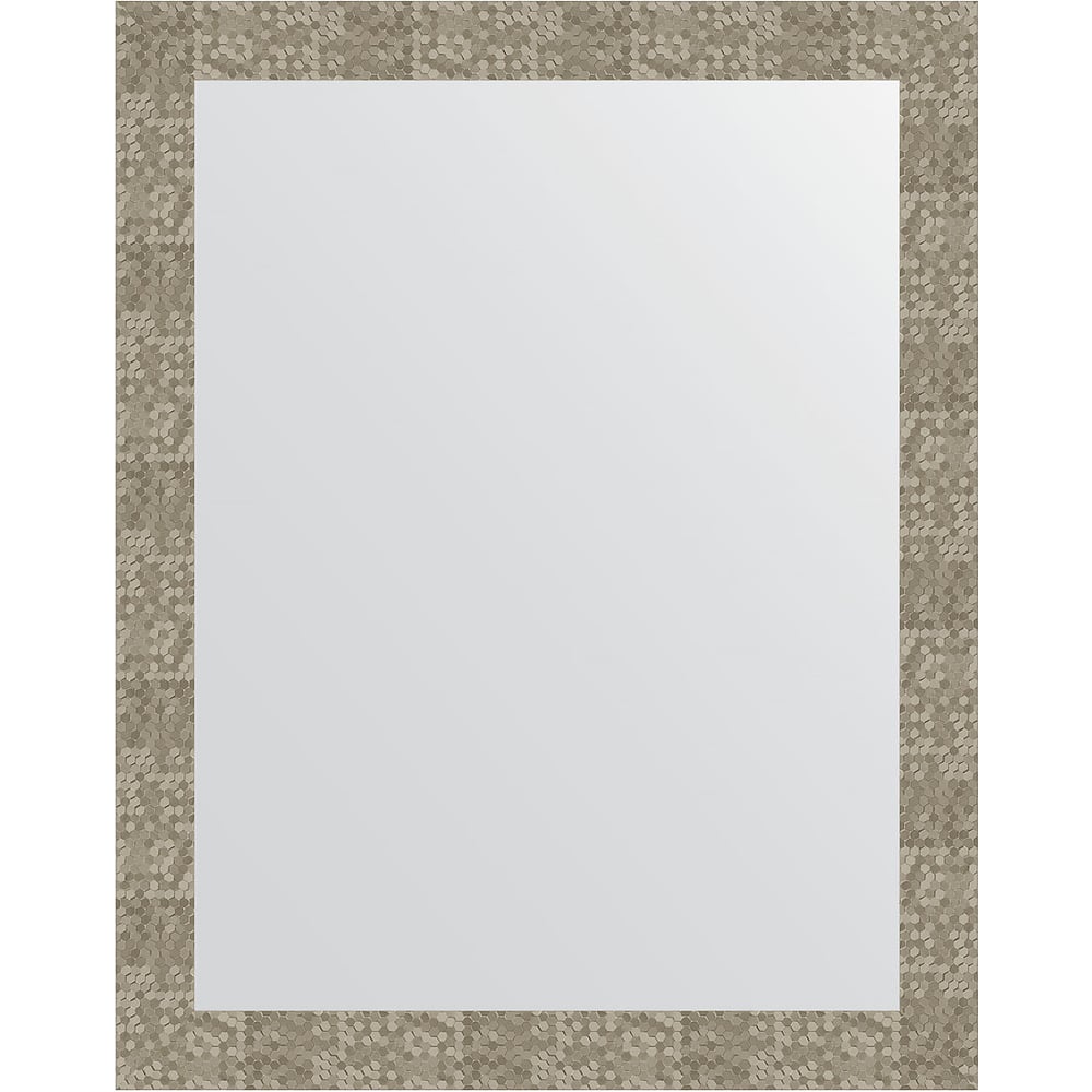 Изображение товара Зеркало в багетной раме EVOFORM соты титан 70 мм 76x96 см BY 3276