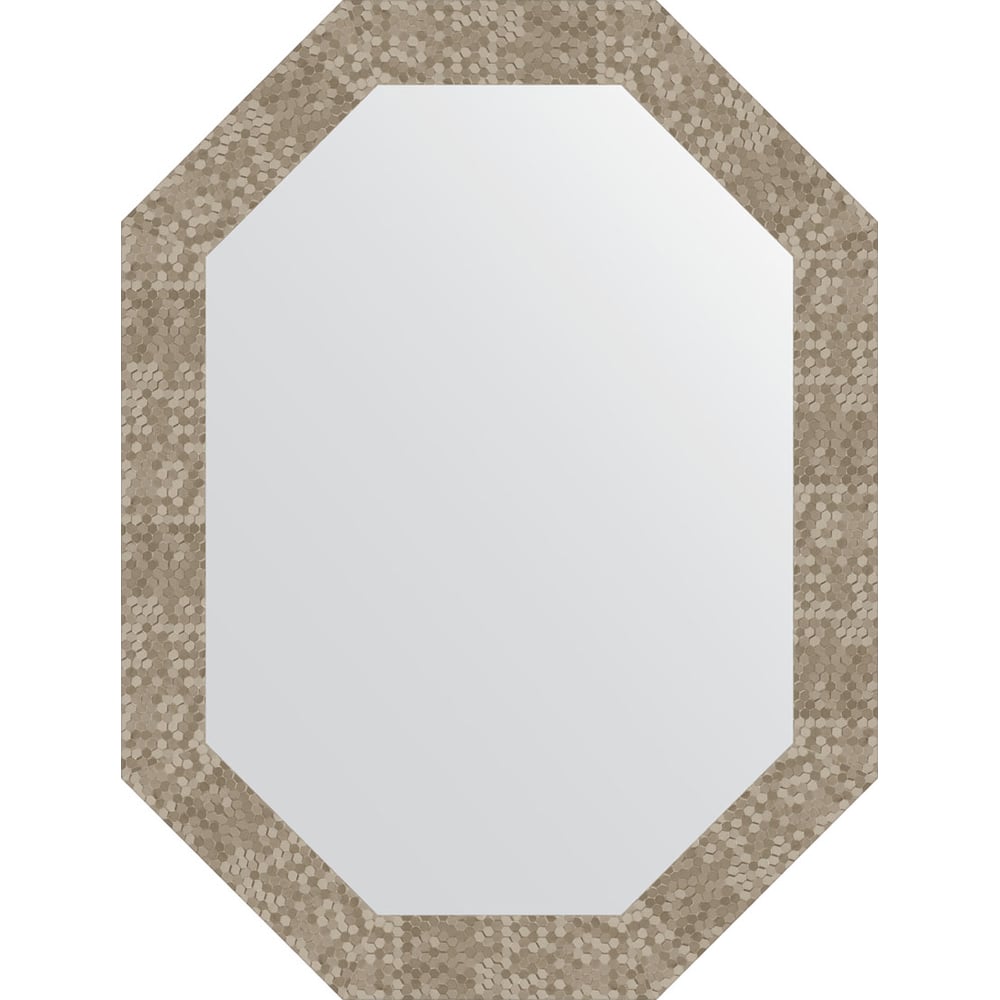 Изображение товара Зеркало в багетной раме EVOFORM соты титан 70 мм 62x82 см BY 7103