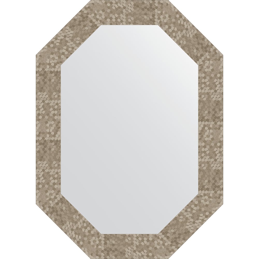 Изображение товара Зеркало в багетной раме EVOFORM соты титан 52x72 см модель BY 7101