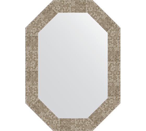 Изображение товара Зеркало в багетной раме EVOFORM соты титан 70 мм, 52x72 см BY 7101