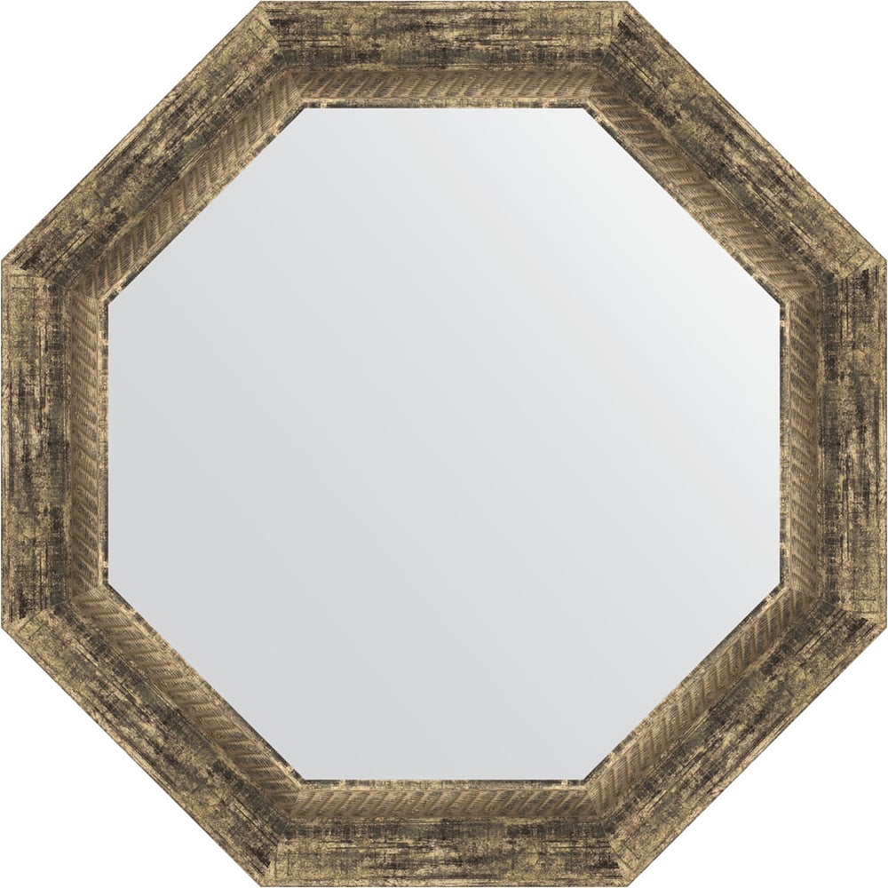 Изображение товара Зеркало в багетной раме EVOFORM старое дерево 58x58 см