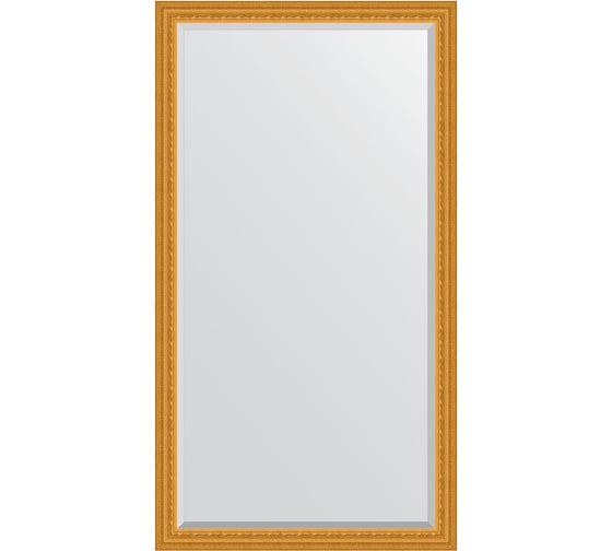 Изображение товара Напольное зеркало с фацетом в багетной раме EVOFORM сусальное золото 80 мм, 110x199 см BY 6149