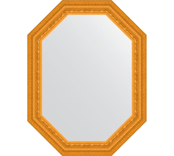 Изображение товара Зеркало в багетной раме EVOFORM сусальное золото 80 мм, 64x84 см BY 7135