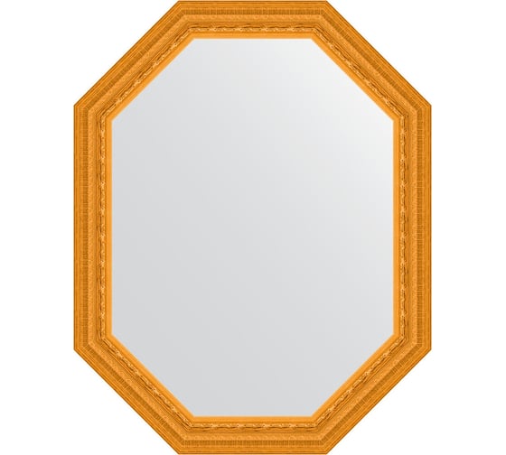 Изображение товара Зеркало в багетной раме EVOFORM сусальное золото 80 мм, 74x94 см BY 7136