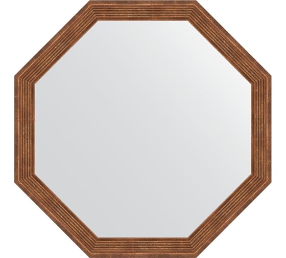Изображение товара Зеркало в багетной раме EVOFORM сухой тростник 51 мм, 64x64 см BY 3962