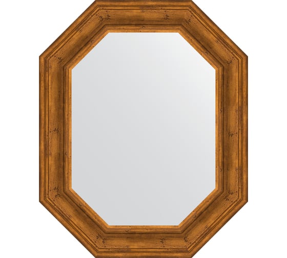 Изображение товара Зеркало в багетной раме EVOFORM травленая бронза 99 мм, 64x79 см BY 7214