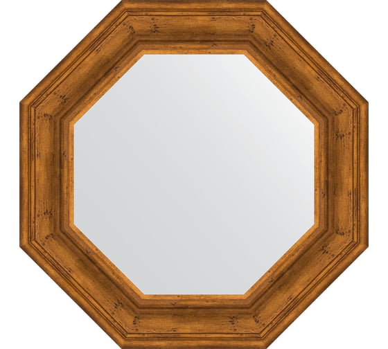 Изображение товара Зеркало в багетной раме EVOFORM травленая бронза 99 мм, 64x64 см BY 7366