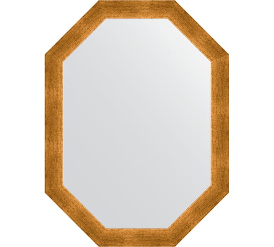 Изображение товара Зеркало в багетной раме EVOFORM травленое золото 59 мм, 60x80 см BY 7039