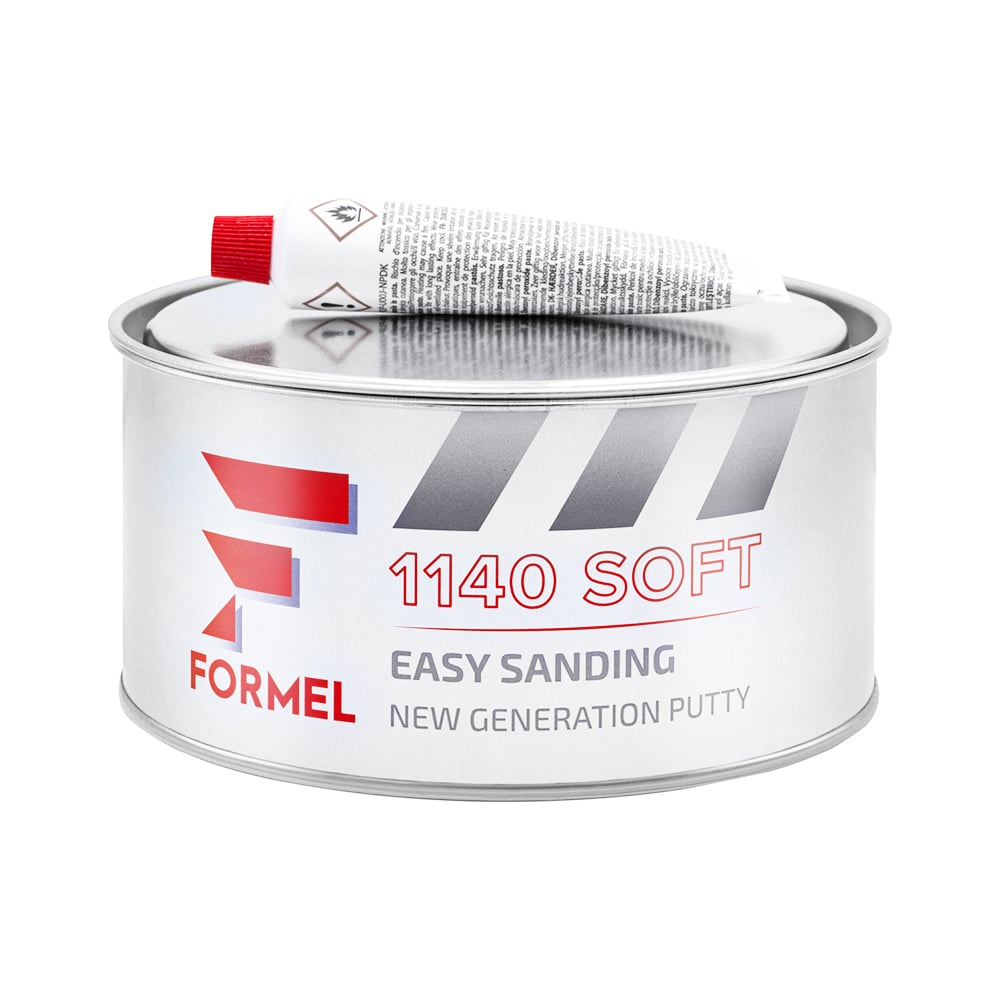 Изображение товара Полиэфирная мультизернистая шпатлевка FORMEL FM-1142 1800 г для металла и стеклопластика