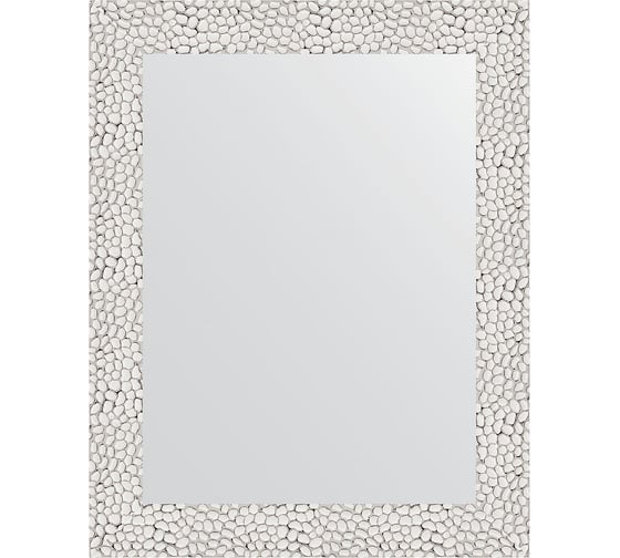 Изображение товара Зеркало в багетной раме EVOFORM чеканка белая 46 мм, 38x48 см BY 3002