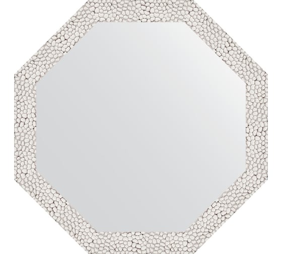 Изображение товара Зеркало в багетной раме EVOFORM чеканка белая 46 мм, 53x53 см BY 3955