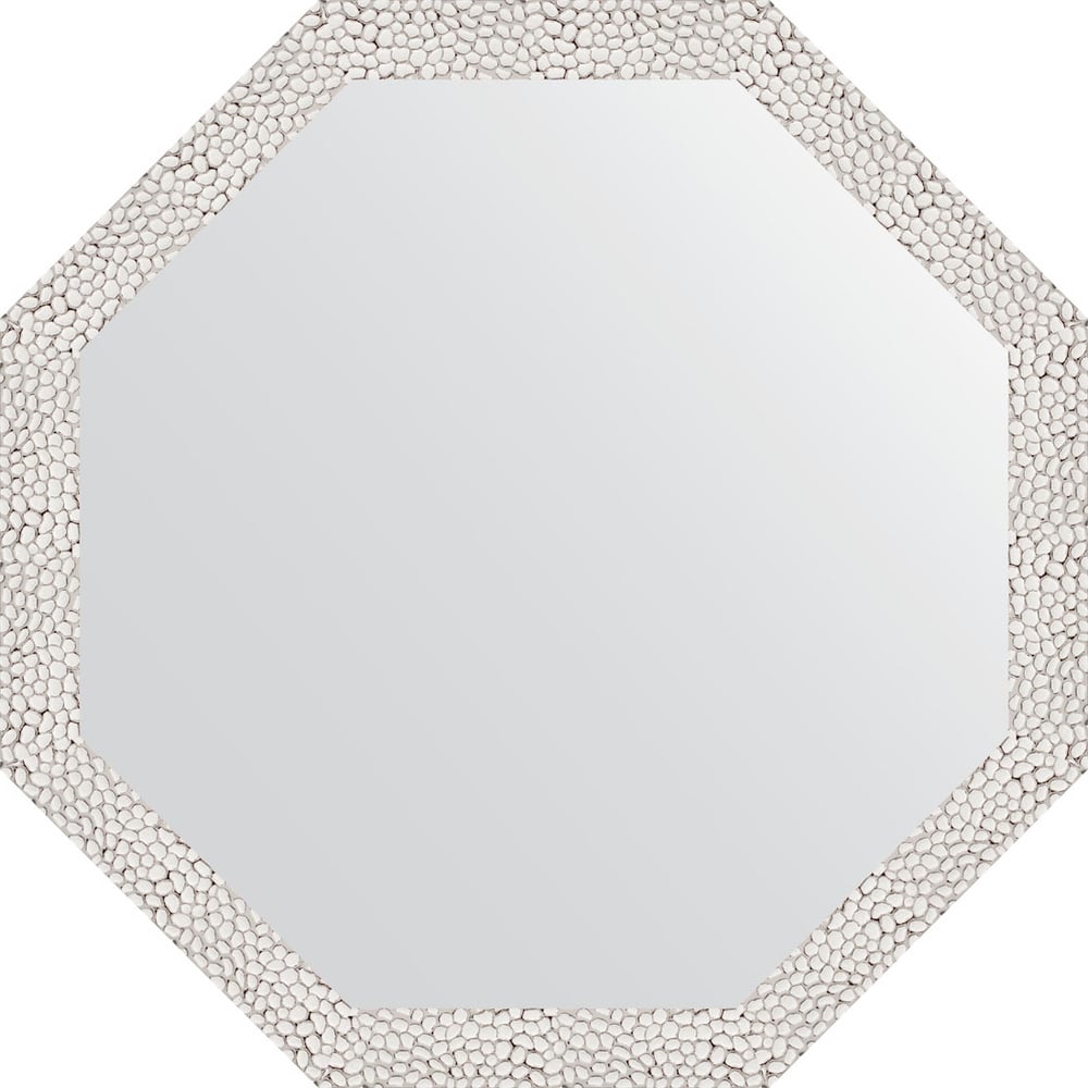 Изображение товара Зеркало в багетной раме EVOFORM чеканка белая 63x63 см OCTAGON