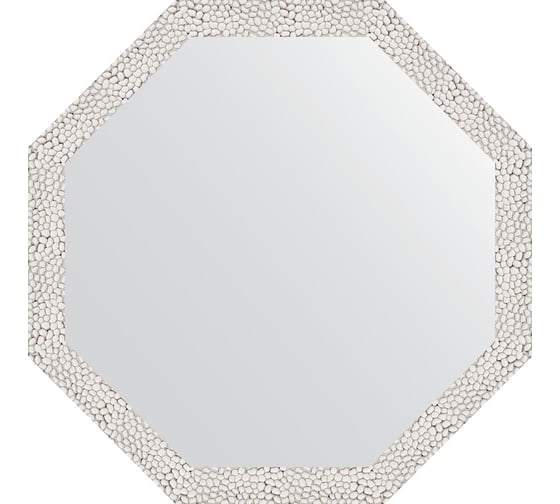 Изображение товара Зеркало в багетной раме EVOFORM чеканка белая 46 мм, 63x63 см BY 3956