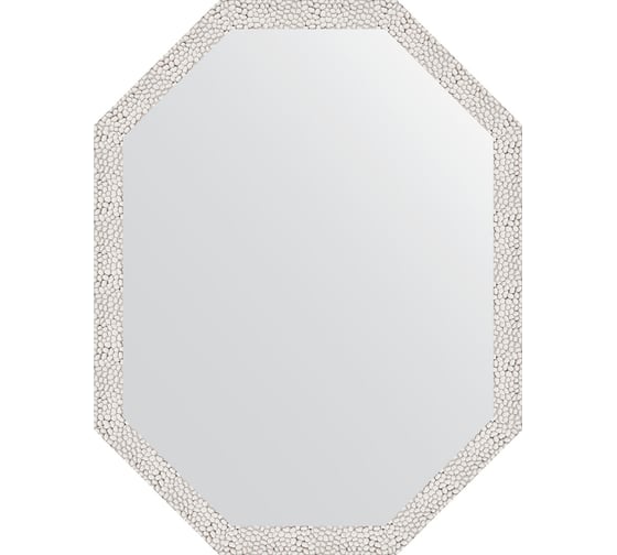 Изображение товара Зеркало в багетной раме EVOFORM чеканка белая 46 мм, 68x88 см BY 7004