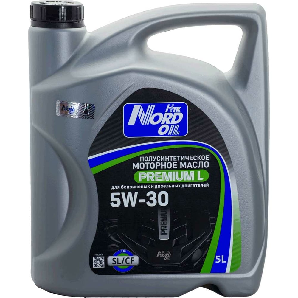 Моторное масло NORD 5W30 NRL083 OIL Premium L 5W-30 SL/CF - фото 1