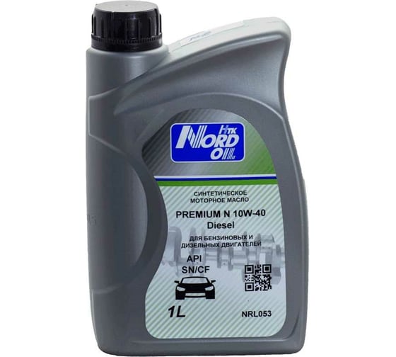 Изображение товара Моторное масло NORD OIL Premium N dizel 10W-40 SN/CF 1л NRL053