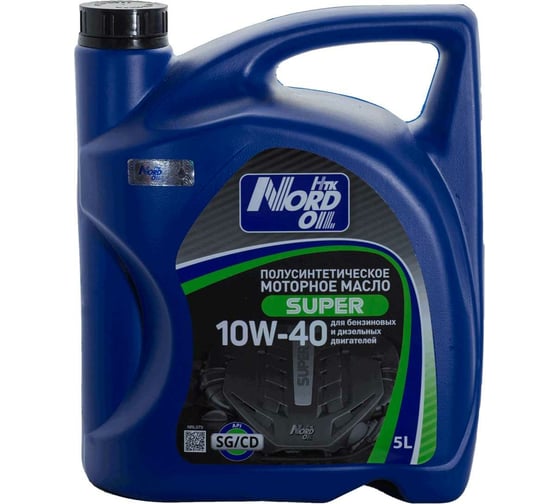 Изображение товара Моторное масло NORD OIL Super 10W-40 SG/CD 5л NRL079