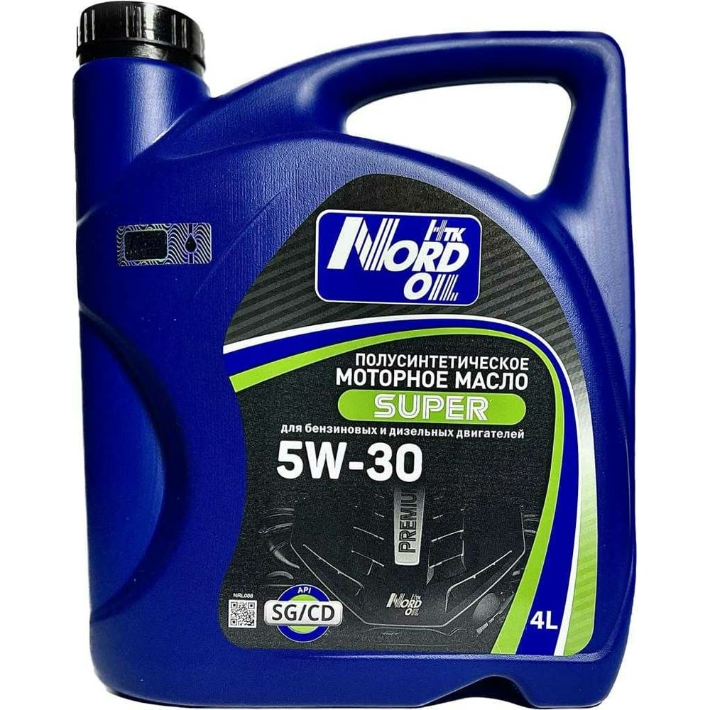 Моторное масло NORD 5W30 NRL088 OIL Super 5W-30 SG/CD - фото 1