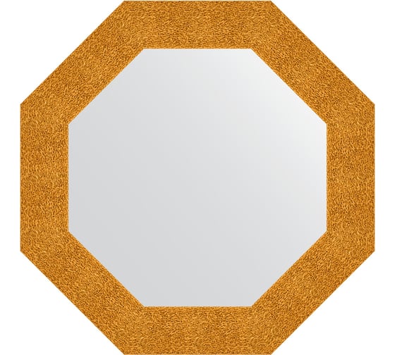 Изображение товара Зеркало в багетной раме EVOFORM чеканка золотая 90 мм, 66.6x66.6 см BY 3800