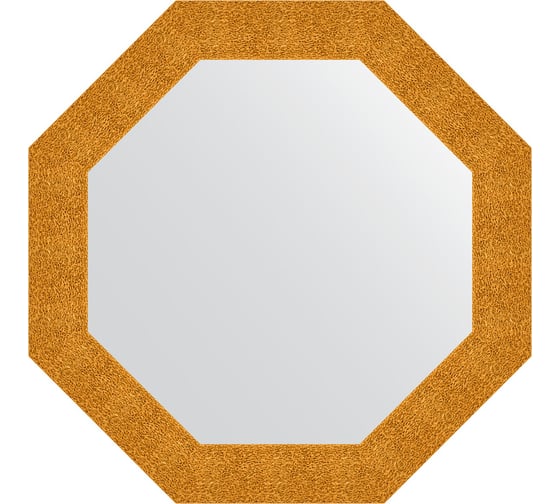 Изображение товара Зеркало в багетной раме EVOFORM чеканка золотая 90 мм, 76.6x76.6 см BY 3801