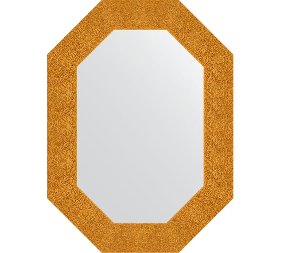 Изображение товара Зеркало в багетной раме EVOFORM чеканка золотая 90 мм, 56x76 см BY 7181