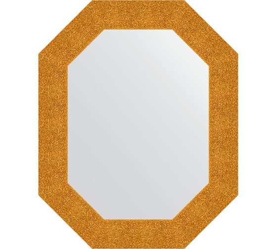 Изображение товара Зеркало в багетной раме EVOFORM чеканка золотая 90 мм, 61x76 см BY 7182