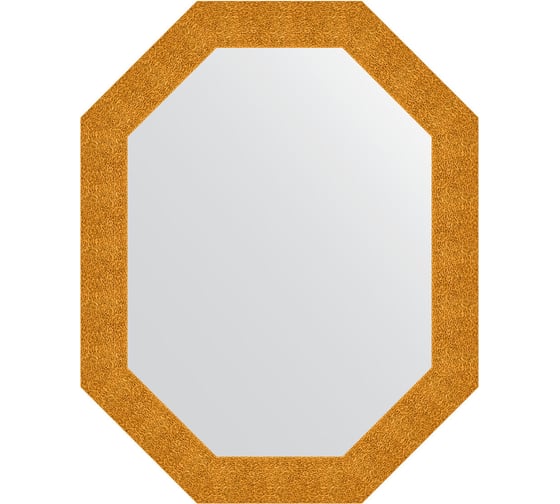 Изображение товара Зеркало в багетной раме EVOFORM чеканка золотая 90 мм, 76x96 см BY 7184