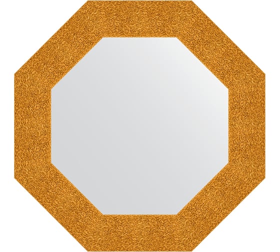 Изображение товара Зеркало в багетной раме EVOFORM чеканка золотая 90 мм, 61x61 см BY 7350