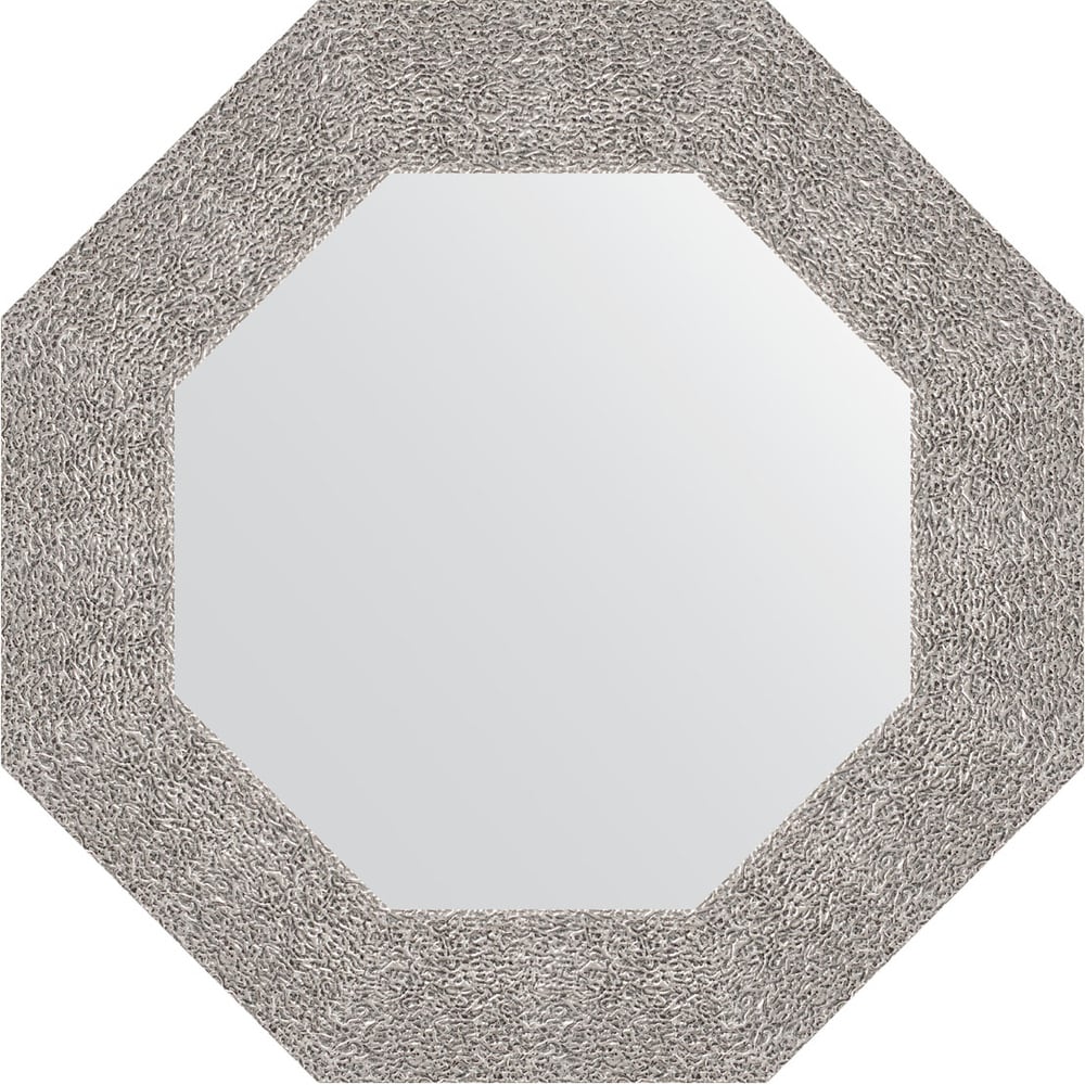 Изображение товара Зеркало в багетной раме EVOFORM чеканка серебряная 56.6x56.6 см OCTAGON
