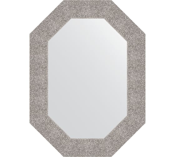 Изображение товара Зеркало в багетной раме EVOFORM чеканка серебряная 90 мм, 56x76 см BY 7185