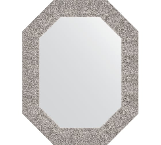 Изображение товара Зеркало в багетной раме EVOFORM чеканка серебряная 90 мм, 61x76 см BY 7186