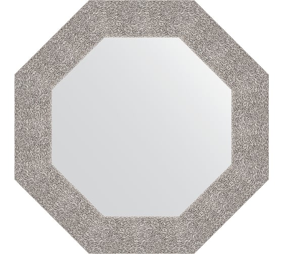 Изображение товара Зеркало в багетной раме EVOFORM чеканка серебряная 90 мм, 61x61 см BY 7352