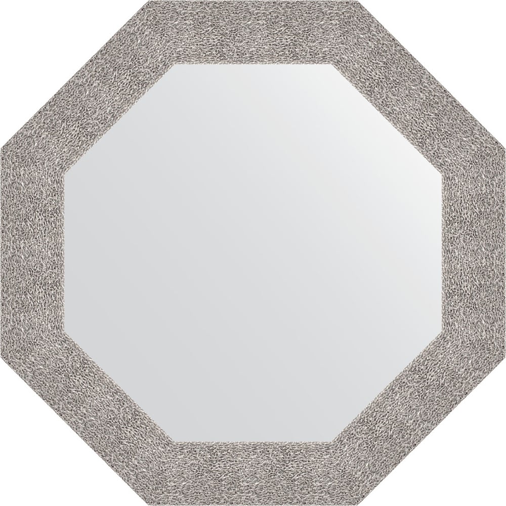 Изображение товара Зеркало в багетной раме EVOFORM чеканка серебряная 90 мм, 71x71 см