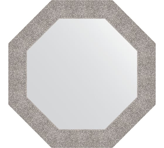 Изображение товара Зеркало в багетной раме EVOFORM чеканка серебряная 90 мм, 71x71 см BY 7353