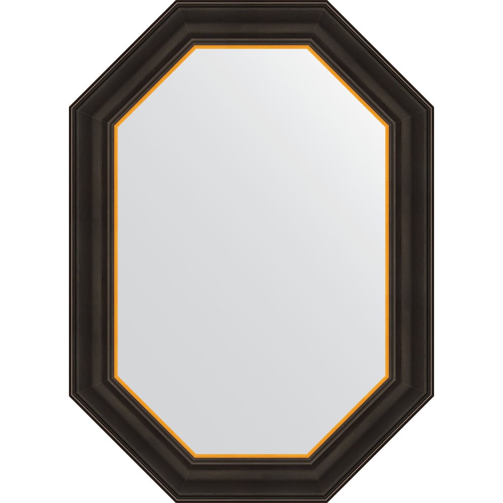 Изображение товара Зеркало в багетной раме EVOFORM черное дерево с золотом 53x73 см