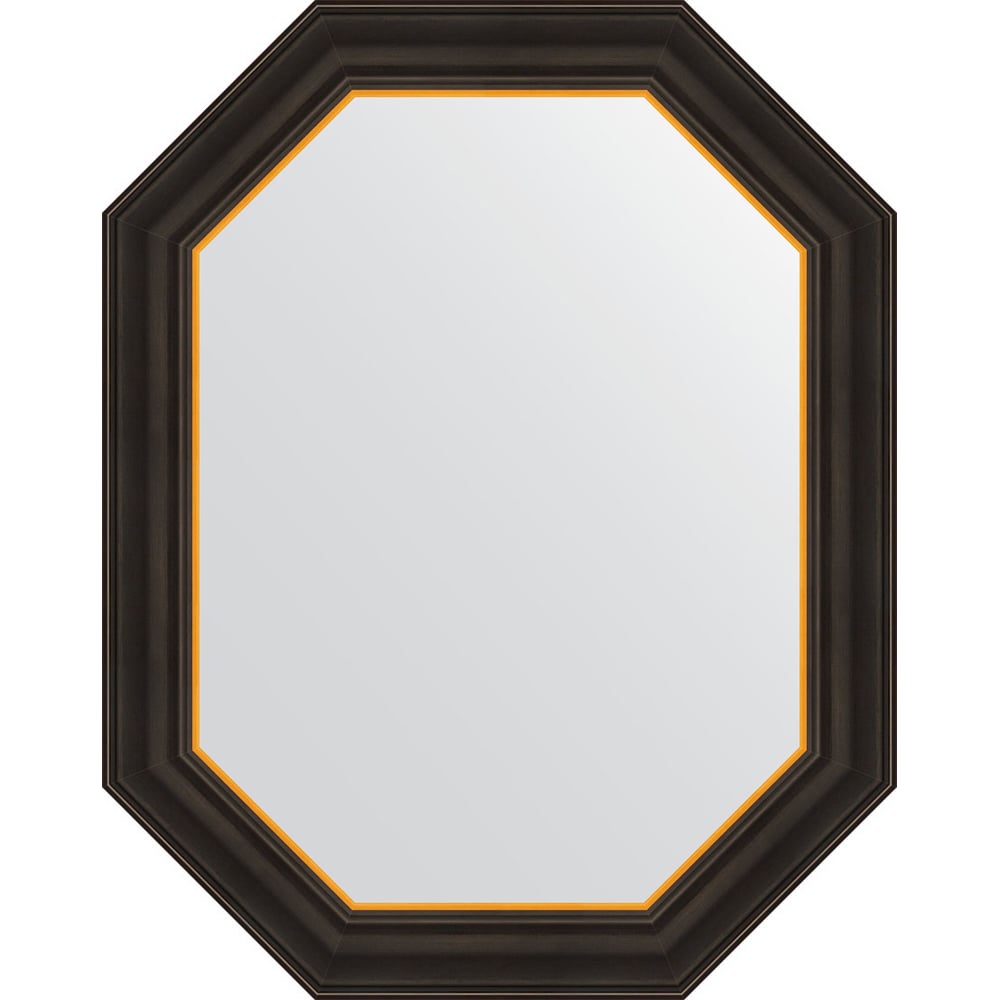 Изображение товара Зеркало в багетной раме EVOFORM черное дерево с золотом 58x73 см